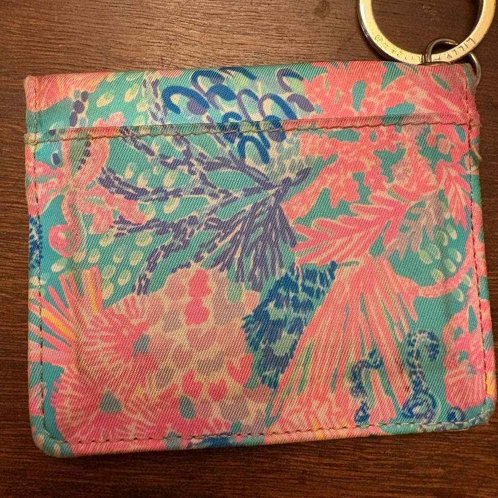 Lilly Pulitzer Splendor in the Sand Snap ID Card Case NWT - Picture 9 of 10